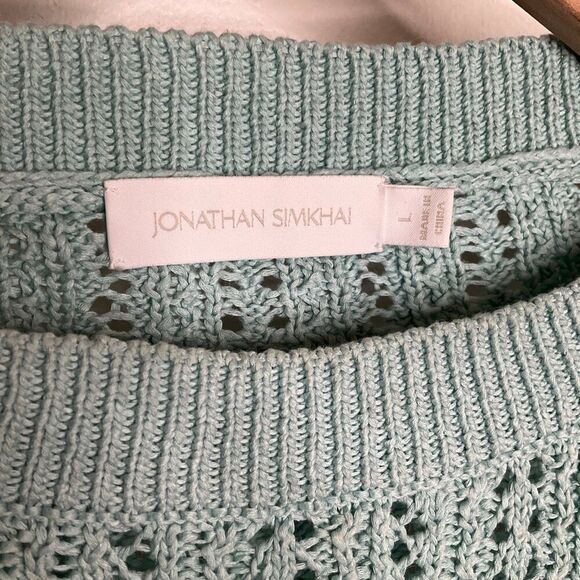 Jonathan Simkhai Amberly Chunky Cropped Pullover Sweater - Picture 6 of 13